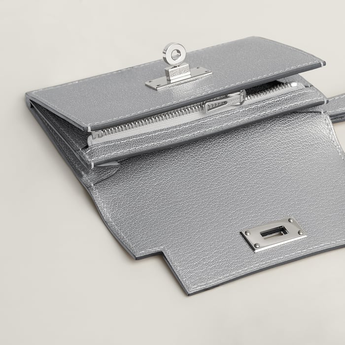 Silver Kelly Pocket Slim Wallet