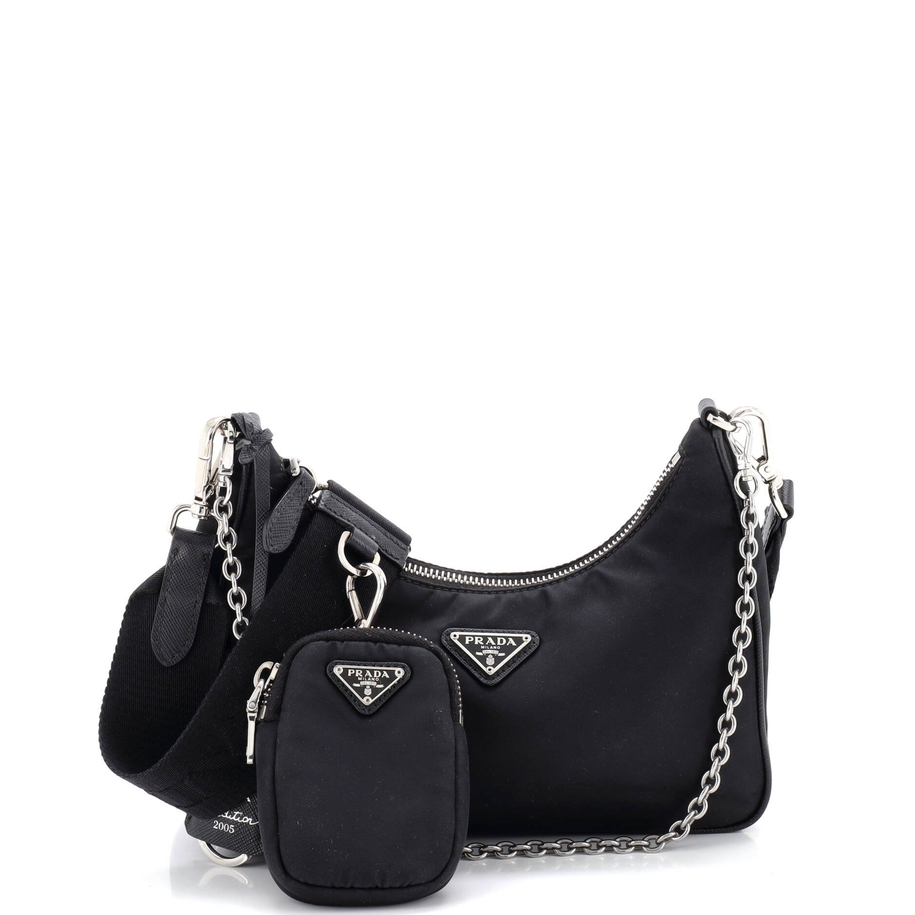Prada Re-Edition 2005 Shoulder Bag Tessuto Small