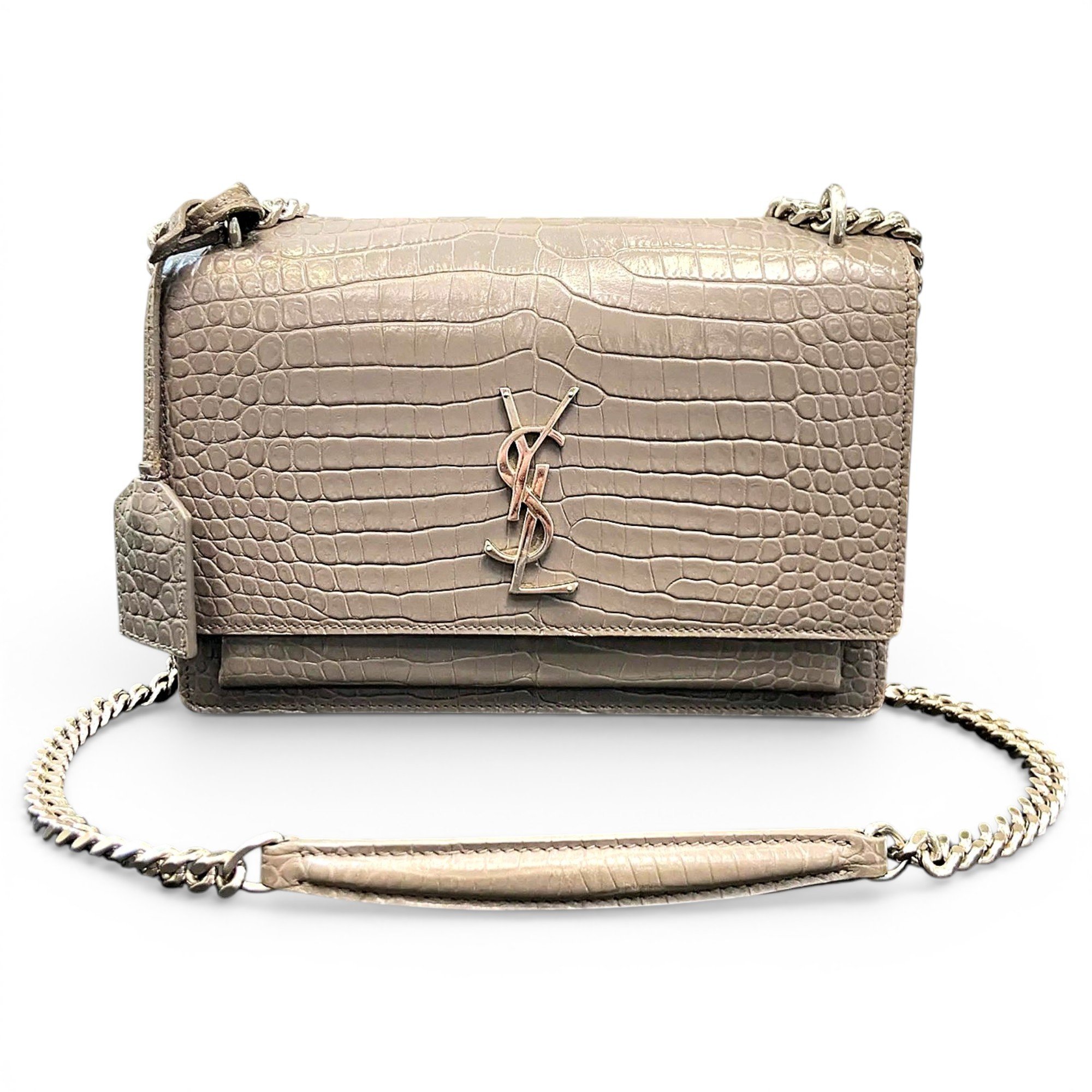 Sunset leather crossbody bag