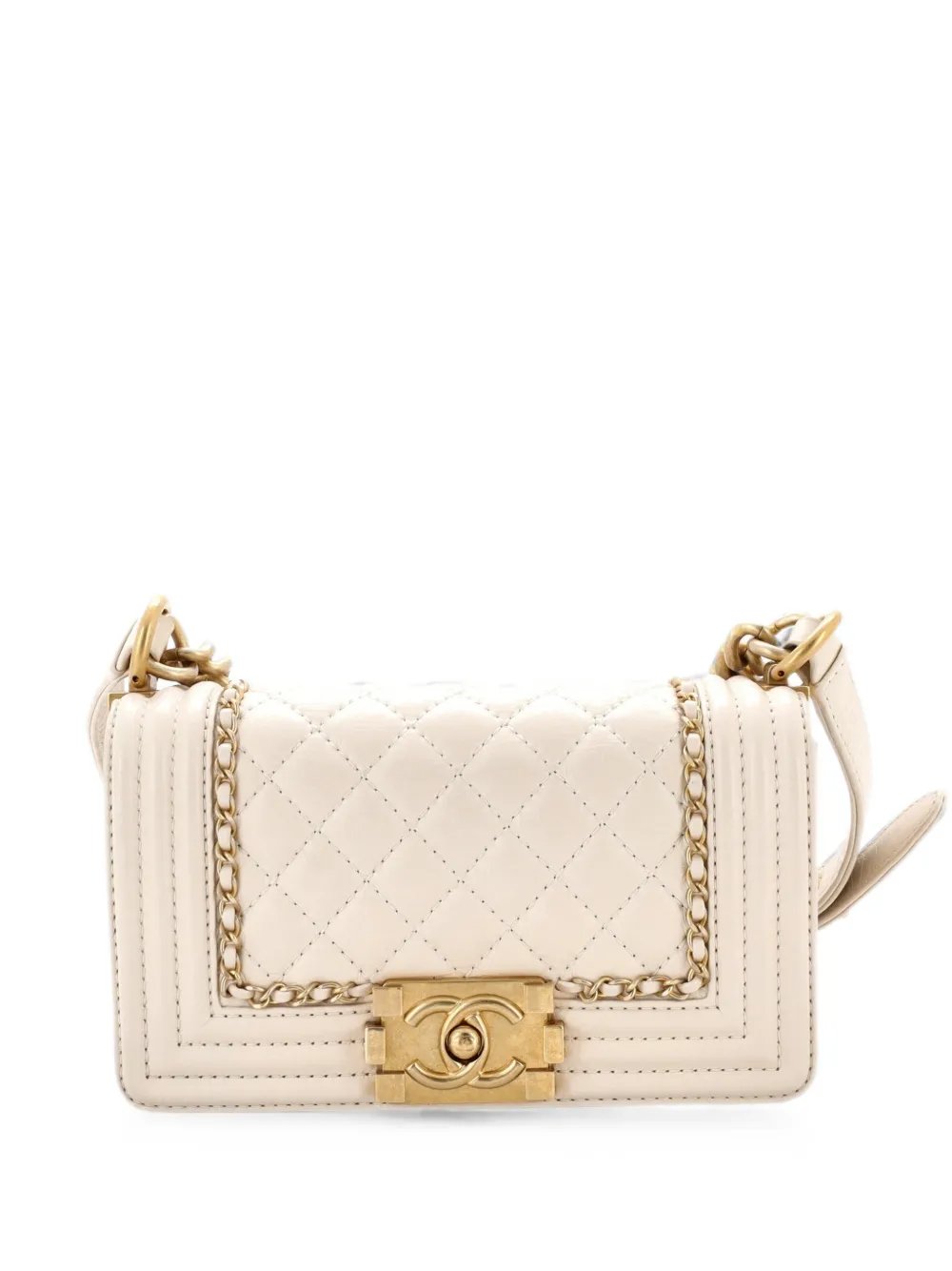 Jacket Boy Flap Bag Quilted Aged Calfskin Small crossbody bag