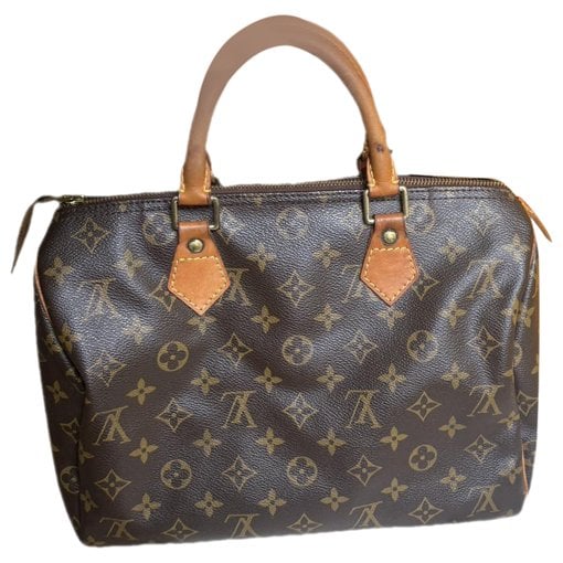 Speedy leather handbag