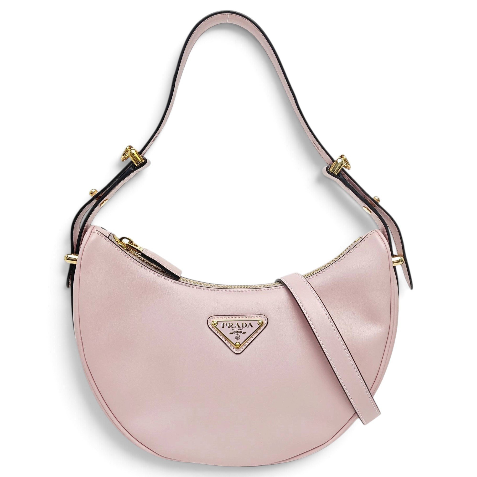Arqué leather handbag