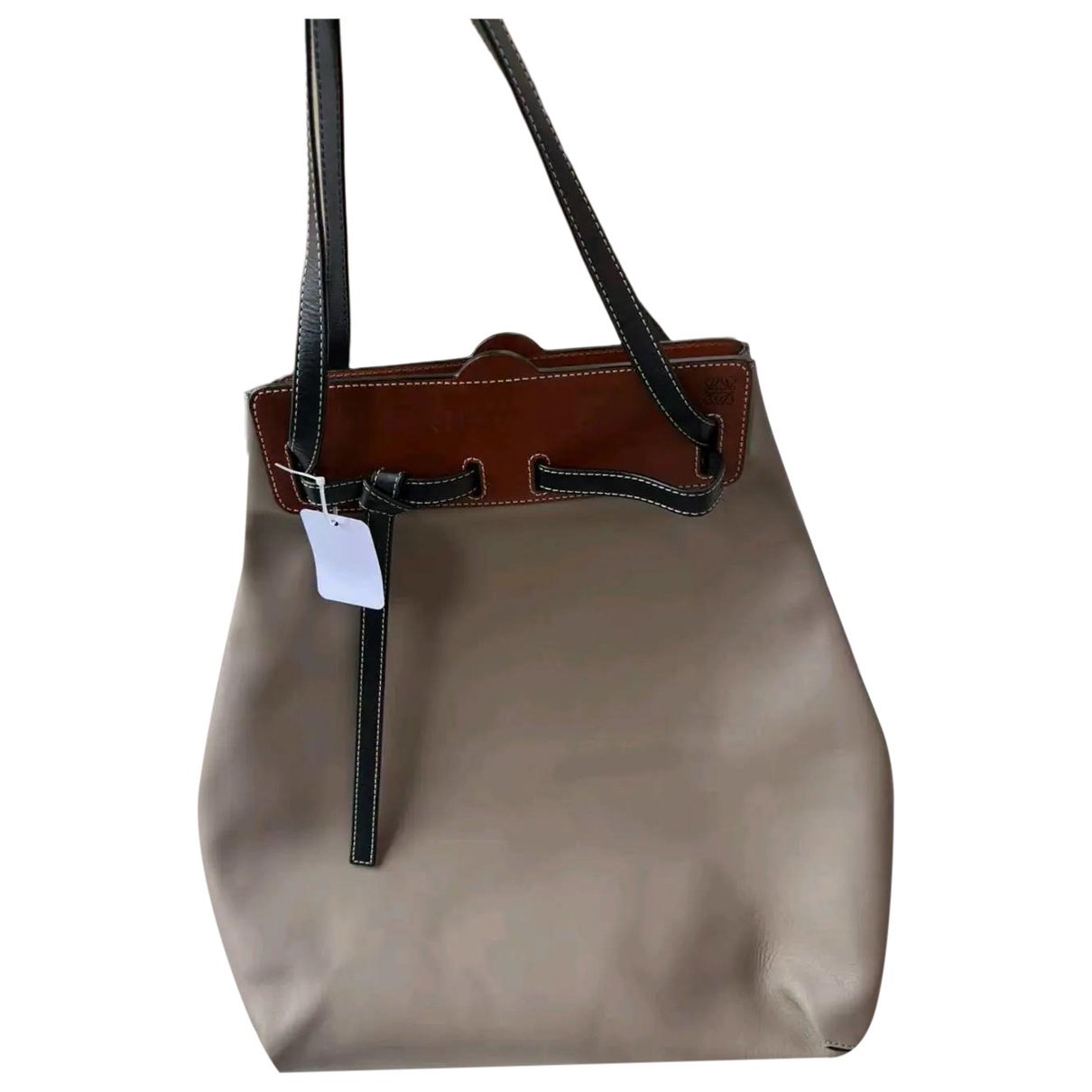 Lazo leather handbag