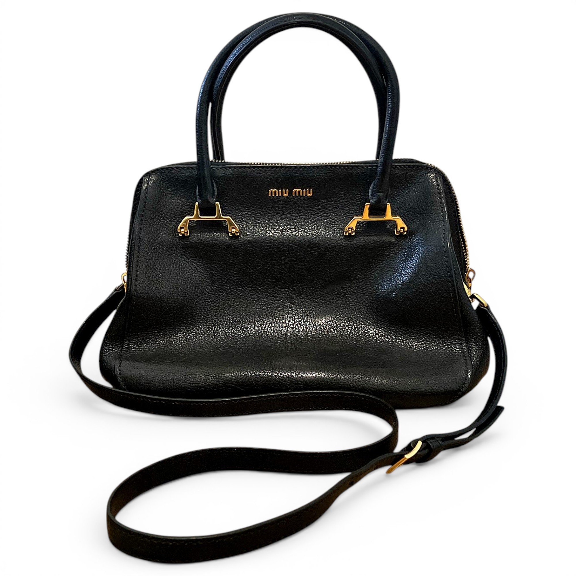 Leather handbag