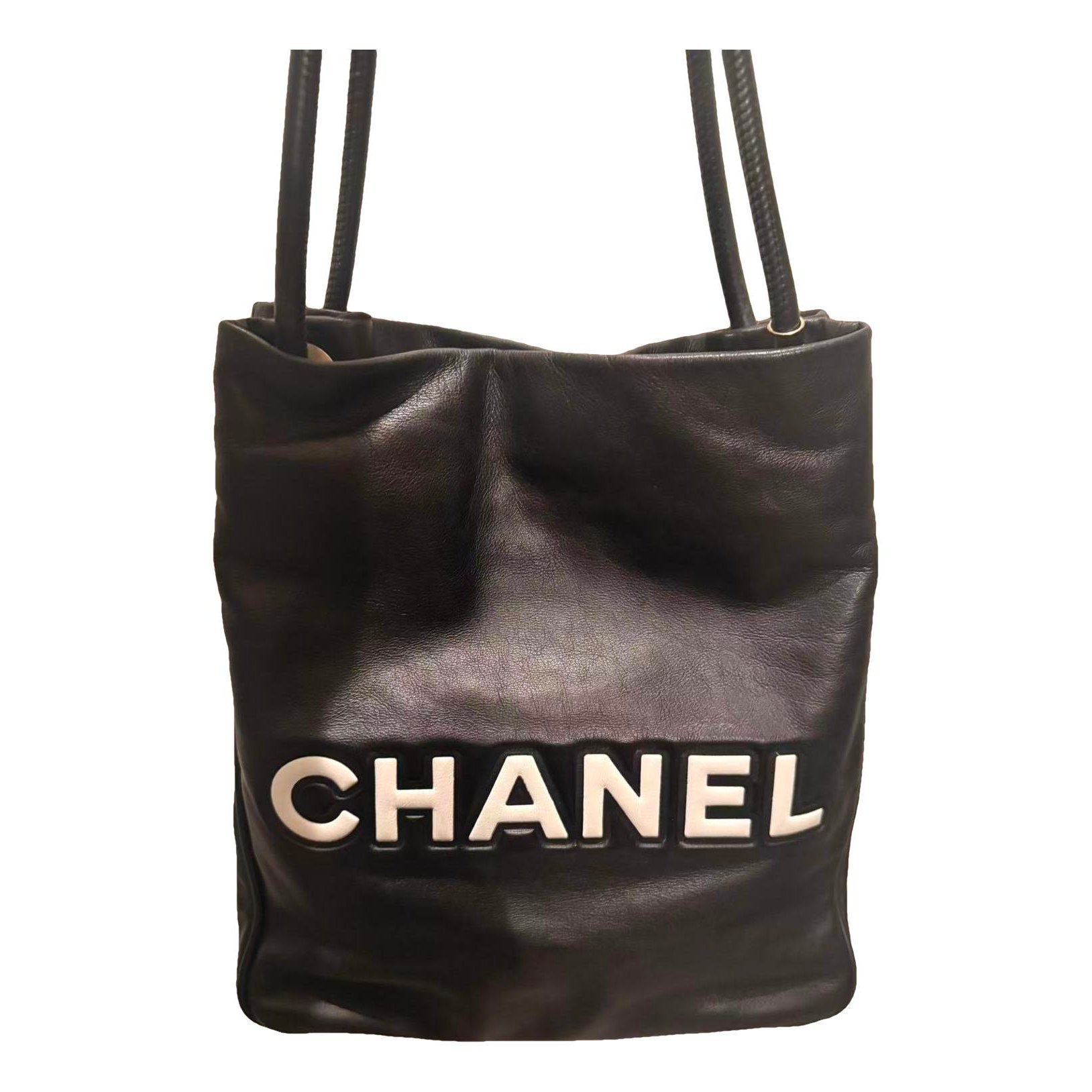 Leather tote