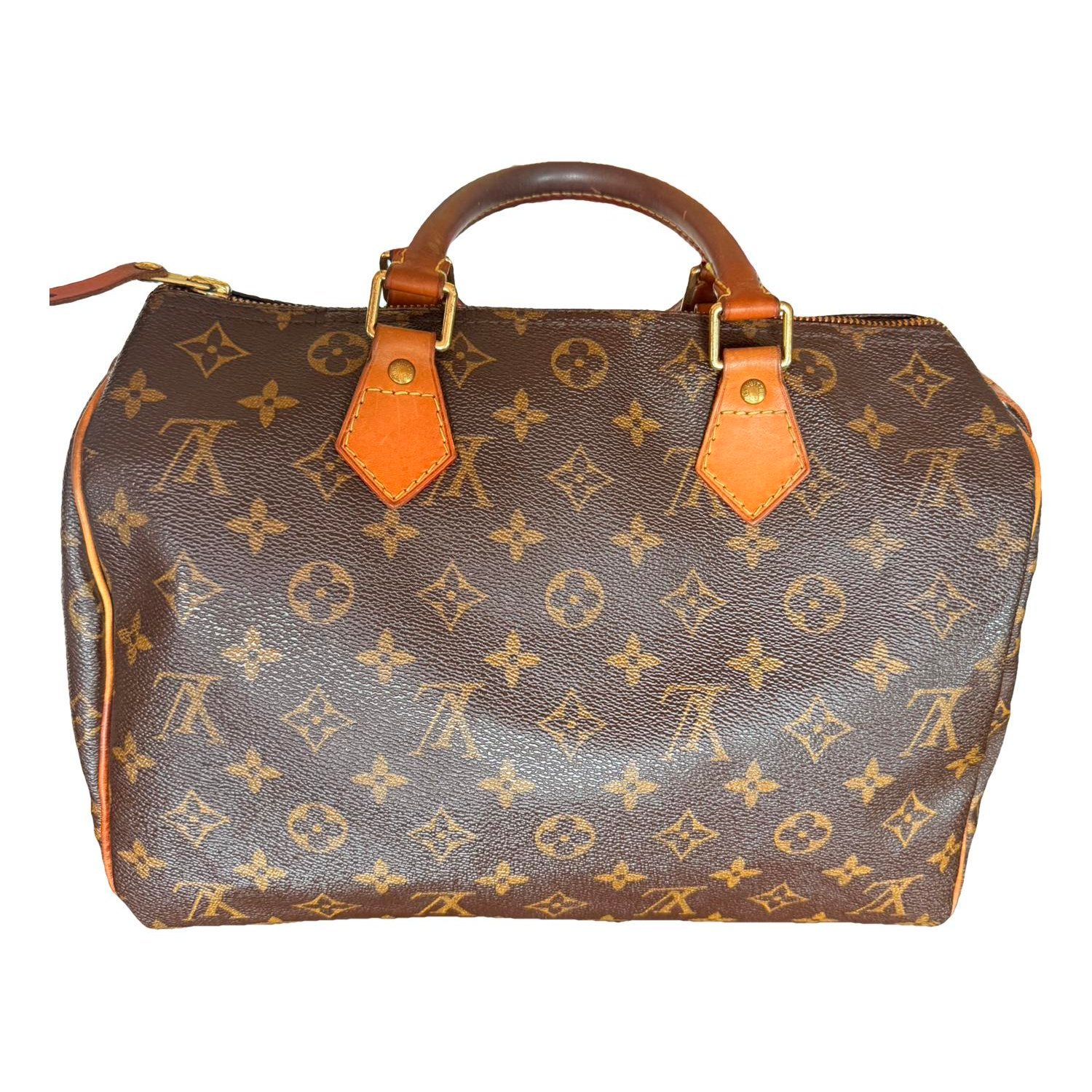 Speedy leather handbag