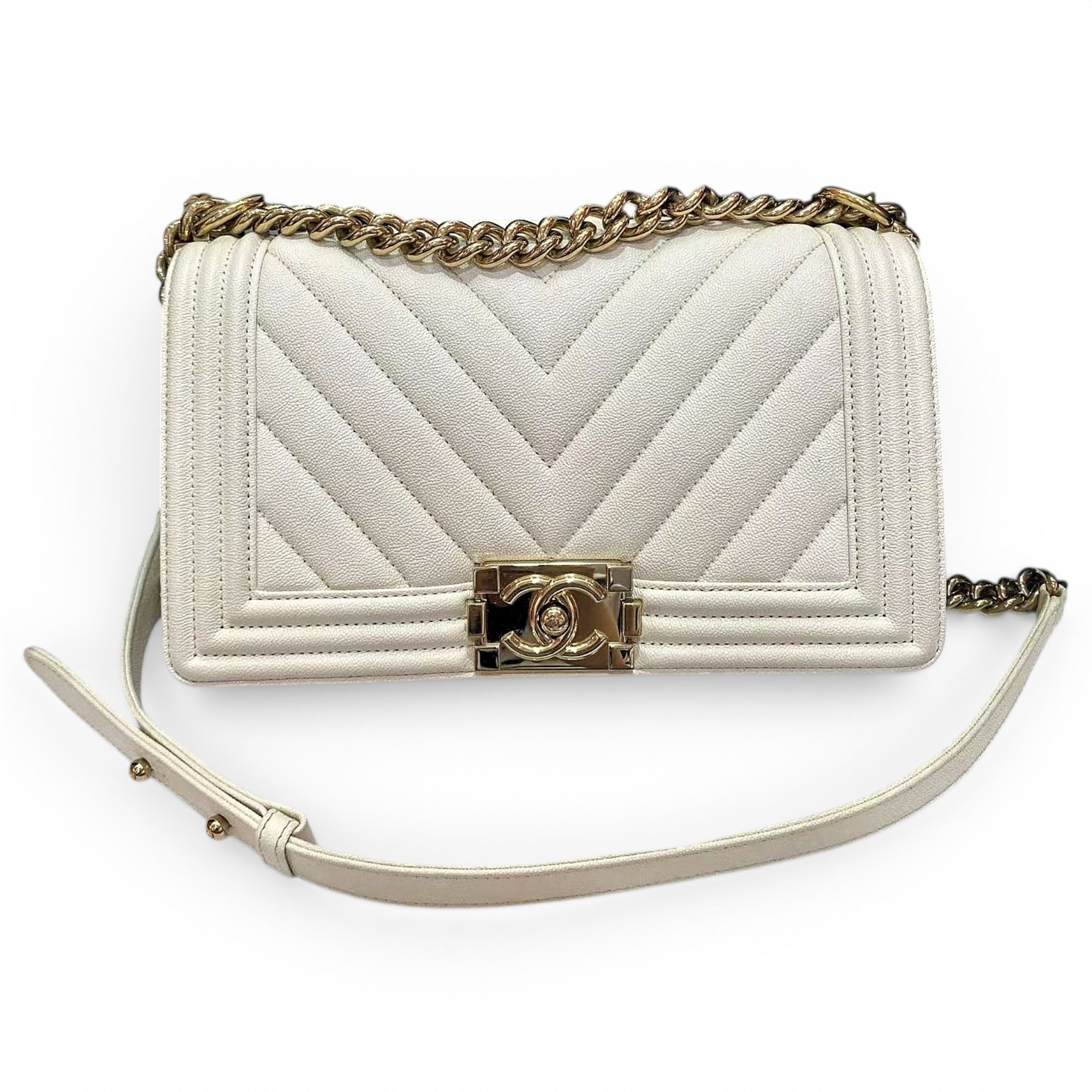 Boy leather crossbody bag