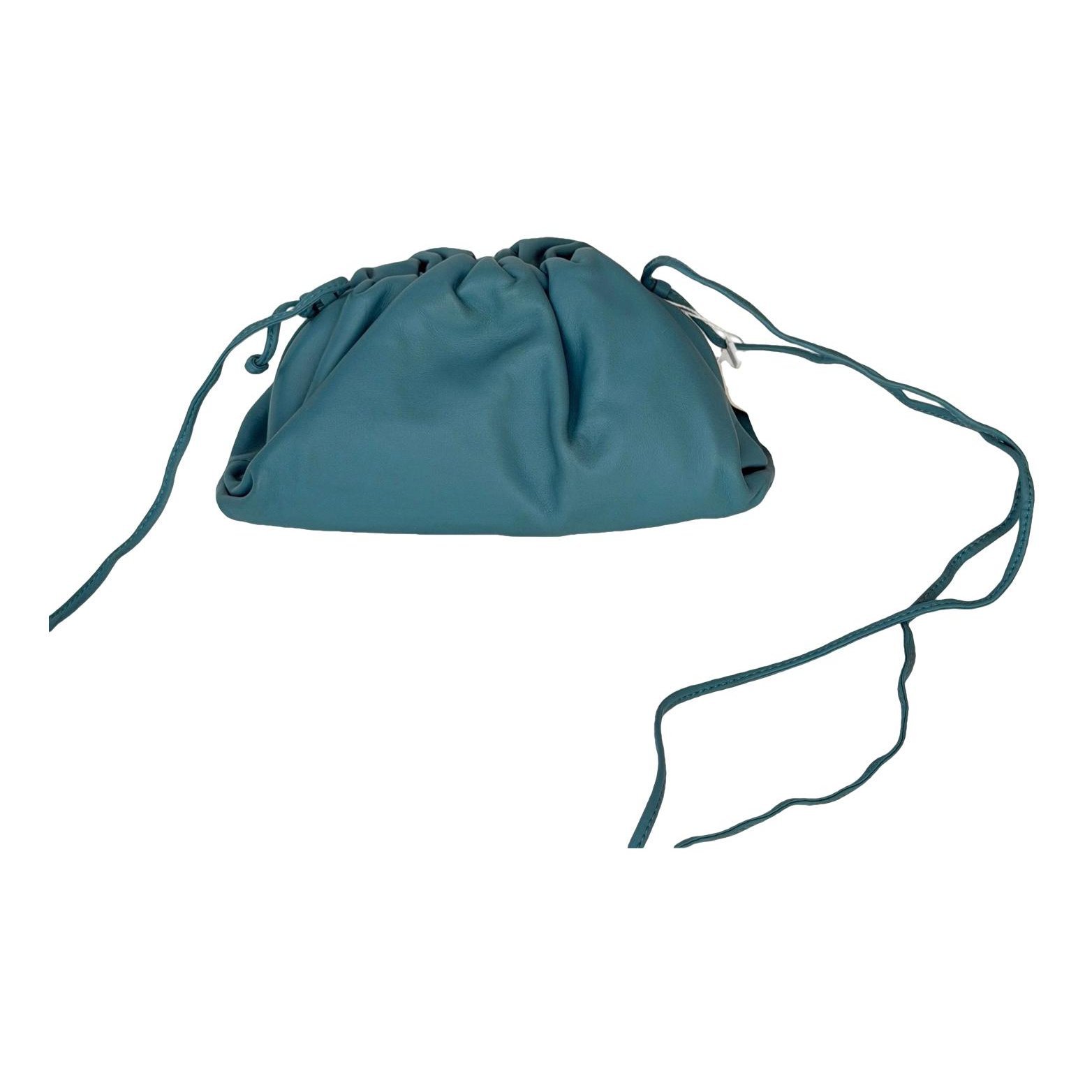 Pouch leather handbag
