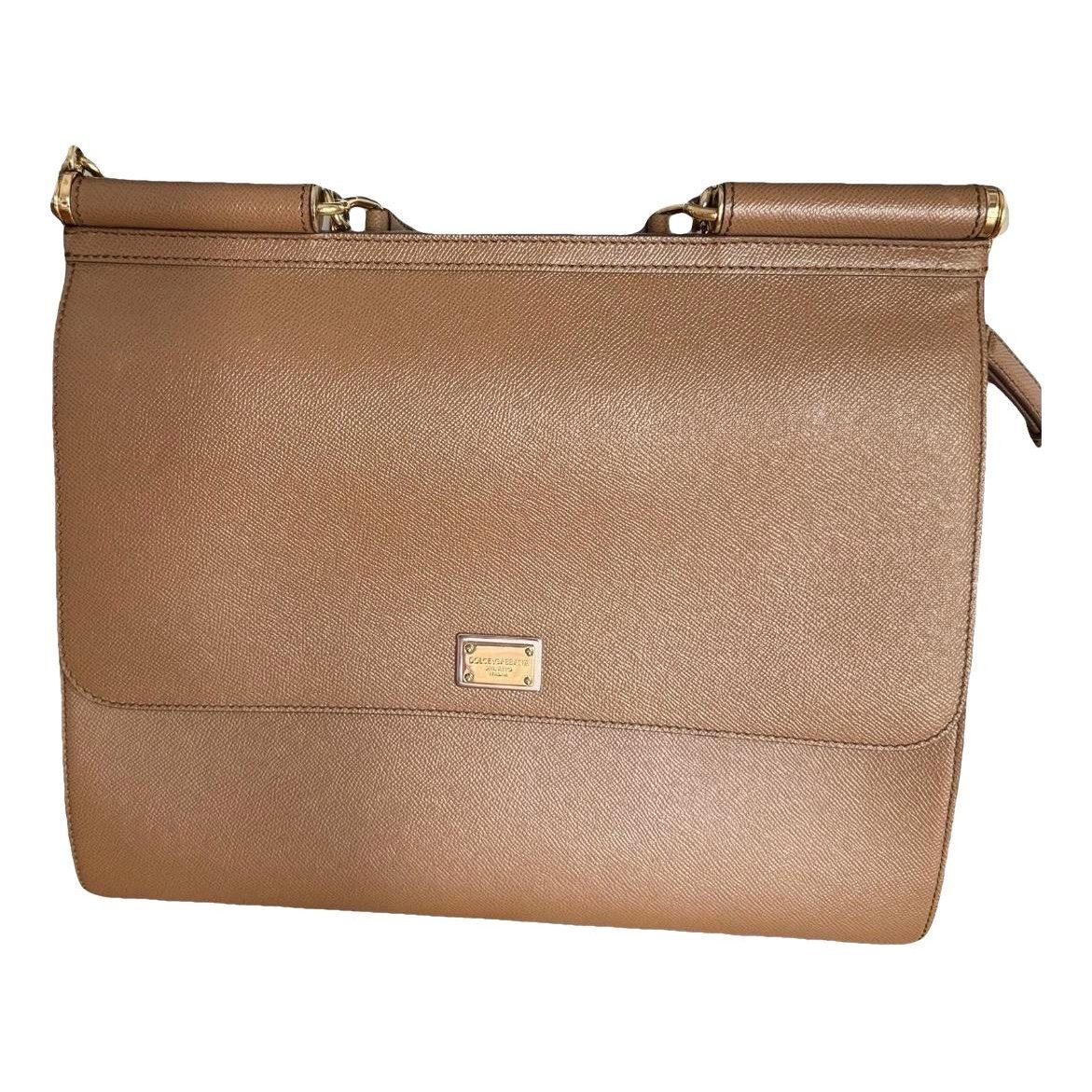 Dolce & Gabbana Sicily leather crossbody bag