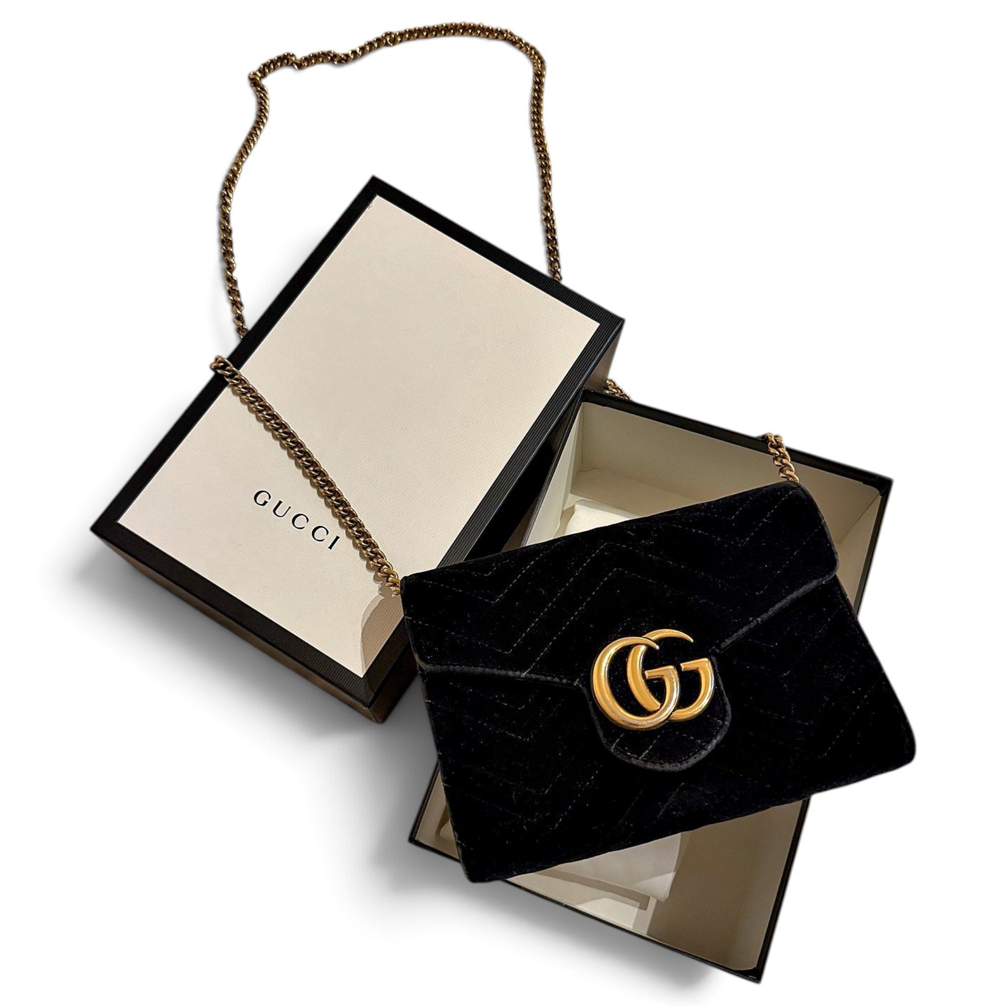 GG Marmont velvet handbag