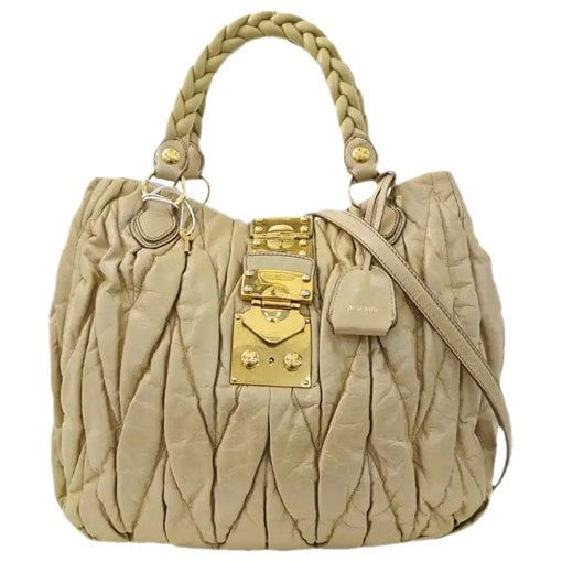Leather handbag