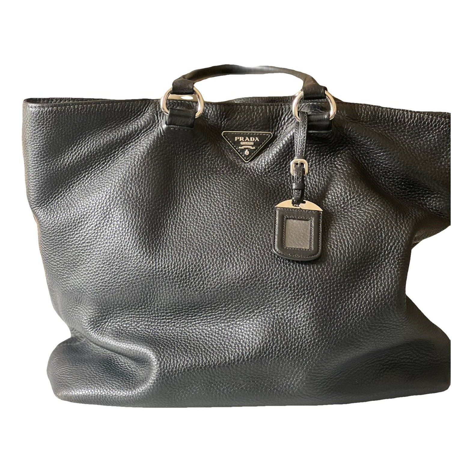 Leather tote