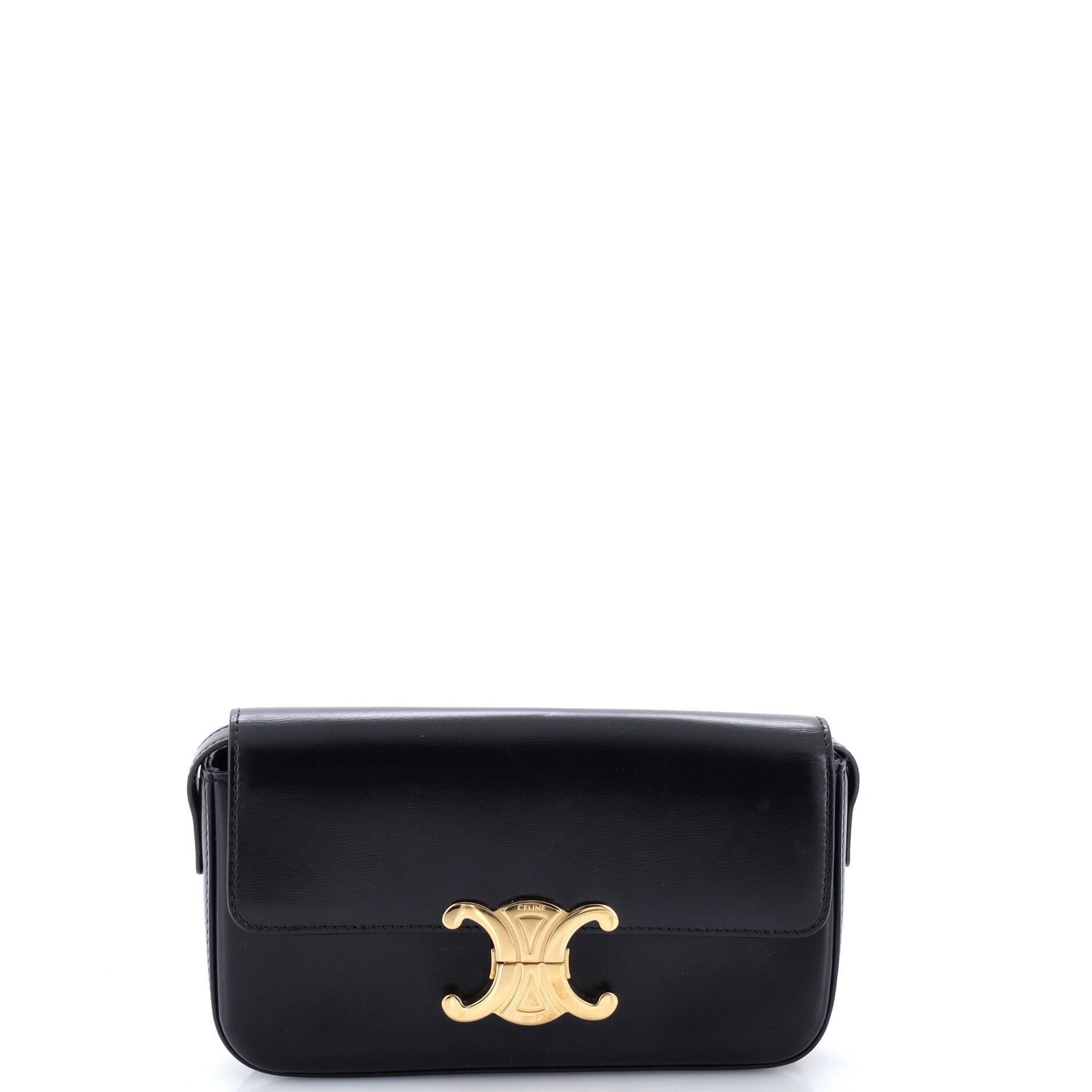 Triomphe East-West Shoulder Bag Smooth Calfskin