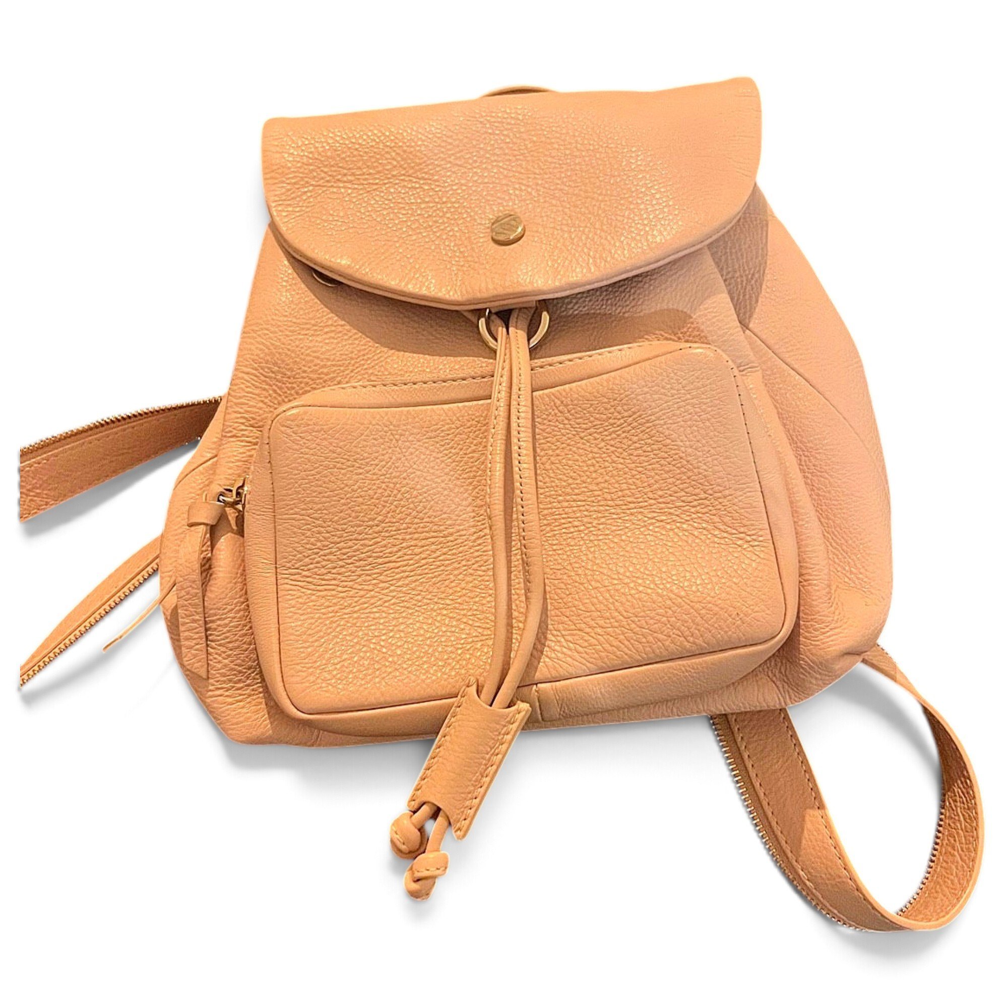 Leather backpack