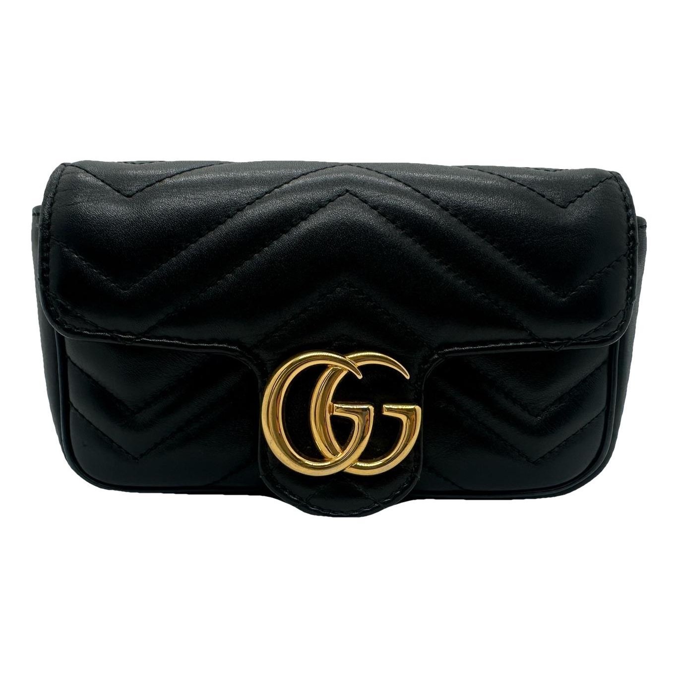 GG Marmont Flap leather handbag