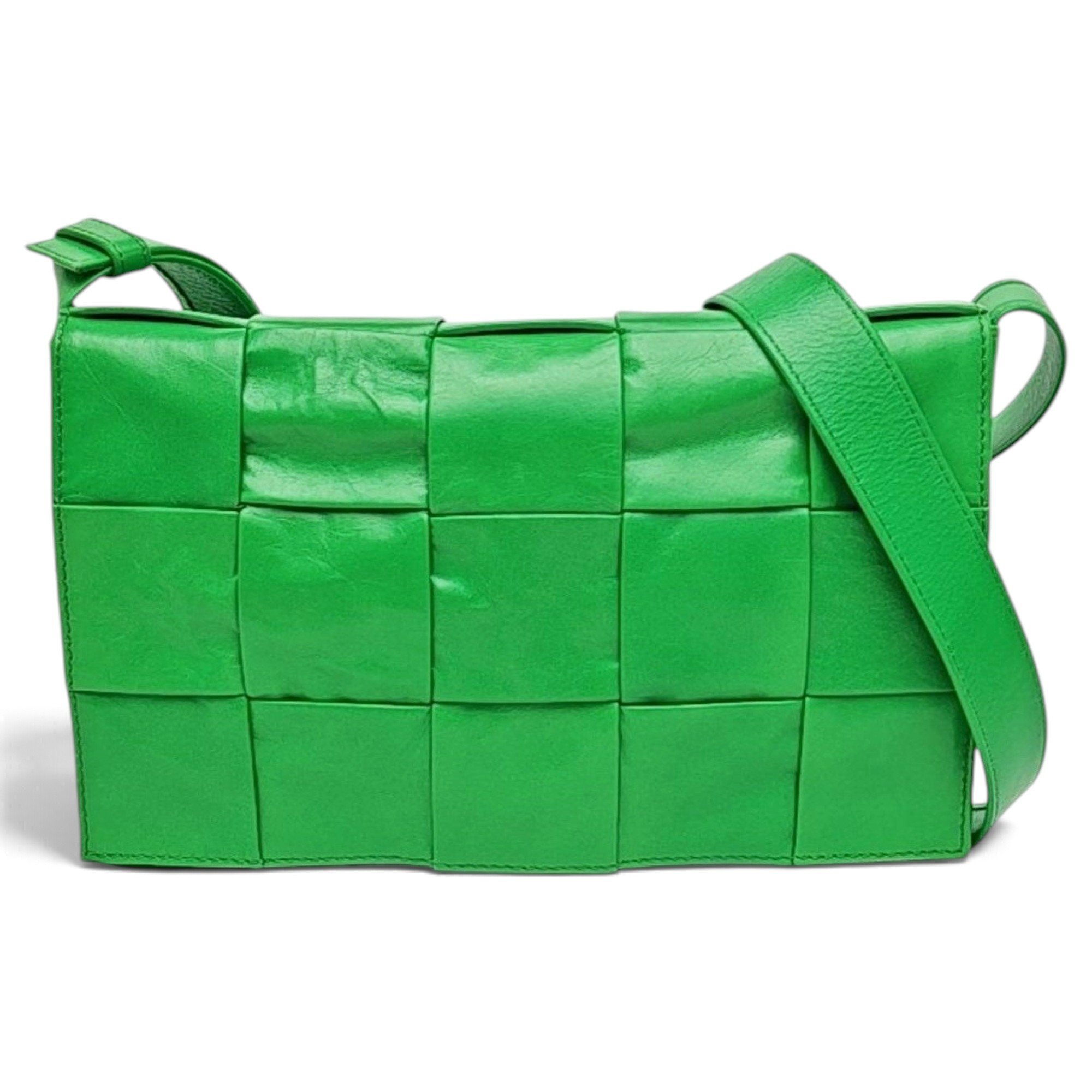 Brick Cassette leather handbag