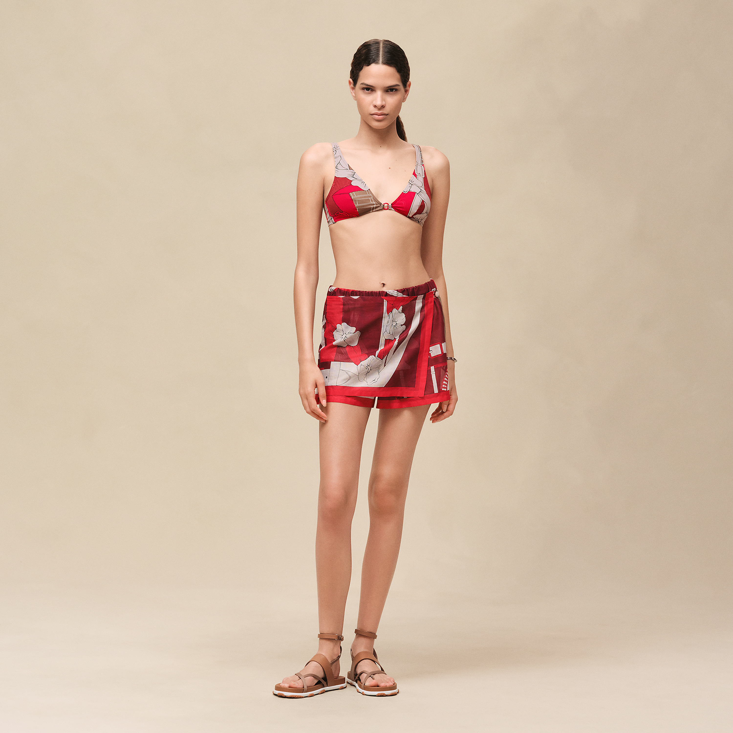 "Grand Manege" beach shorts skirt