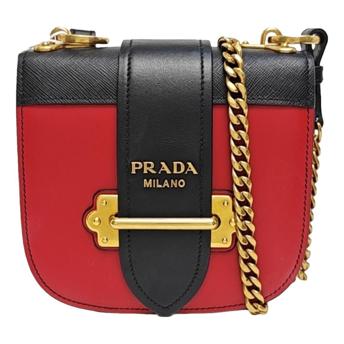 Cahier leather handbag