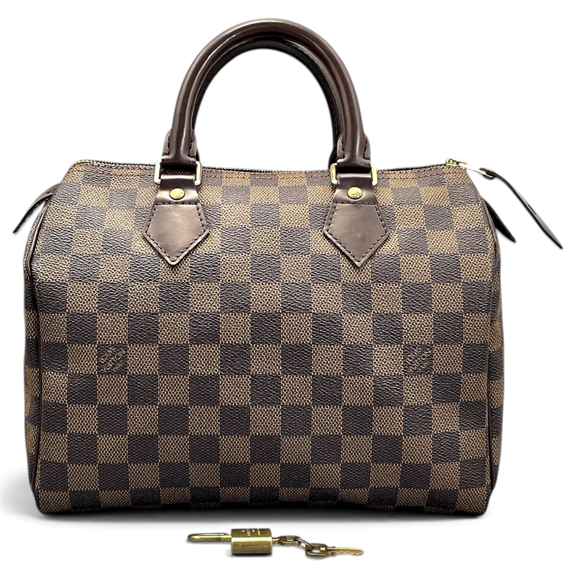 Speedy leather handbag