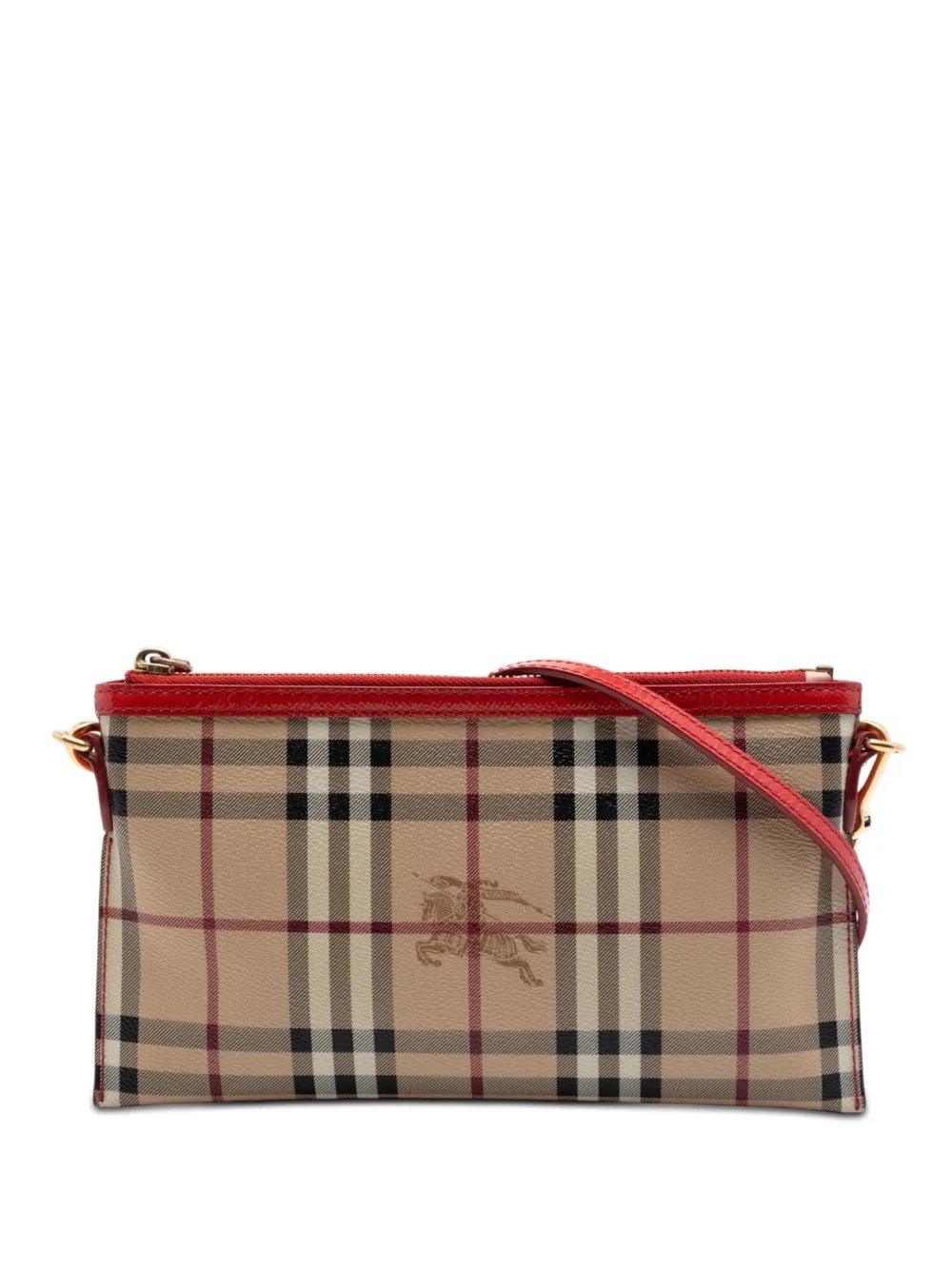 2000-2017 Haymarket Check Coated Canvas Peyton crossbody bag