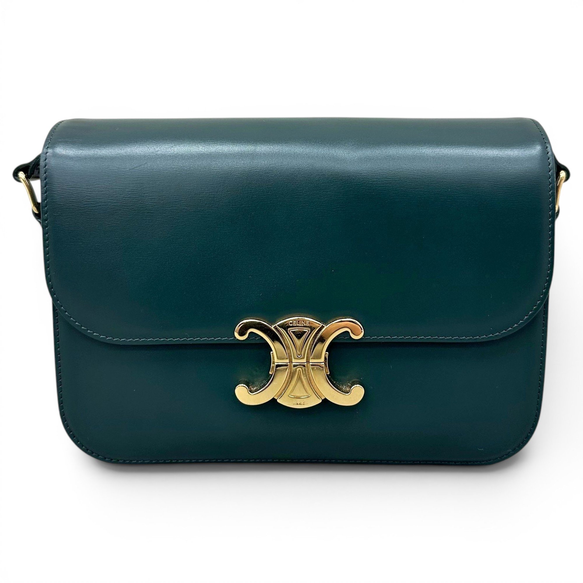 Triomphe leather handbag