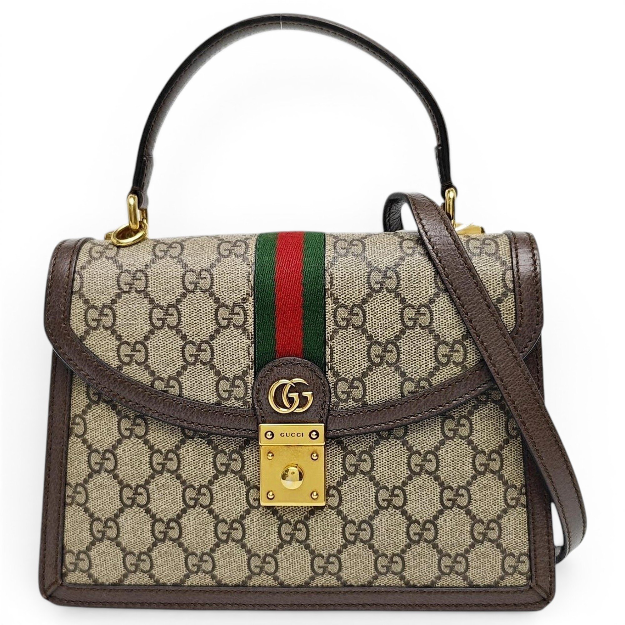 Ophidia leather handbag