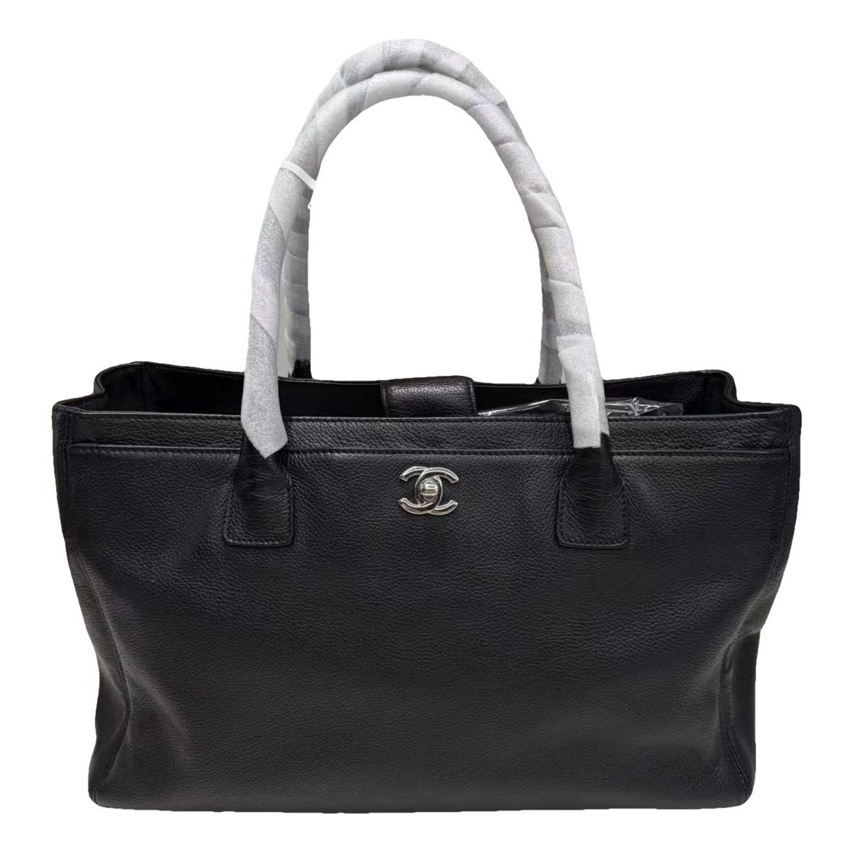 Executive leather tote