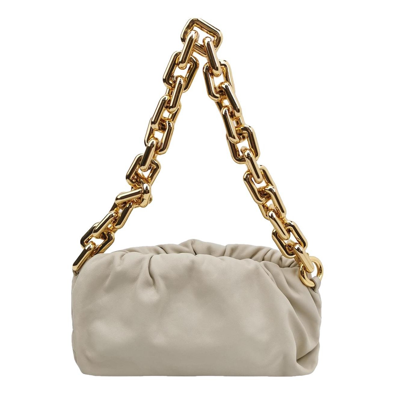 Pouch leather handbag