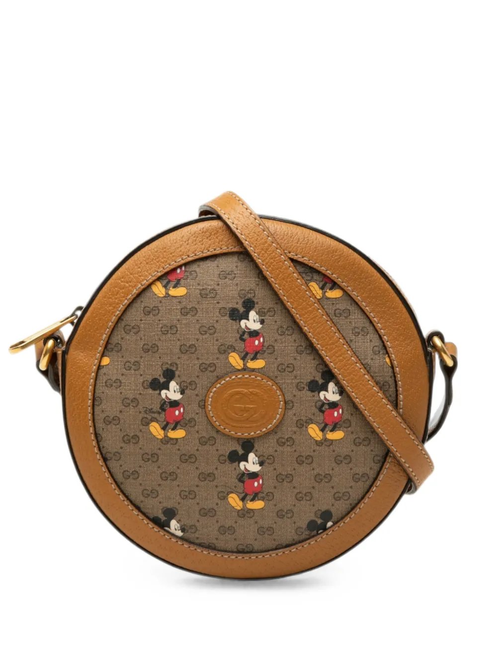 2021-2026 Disney Micro GG Supreme Mickey Mouse Round crossbody bag