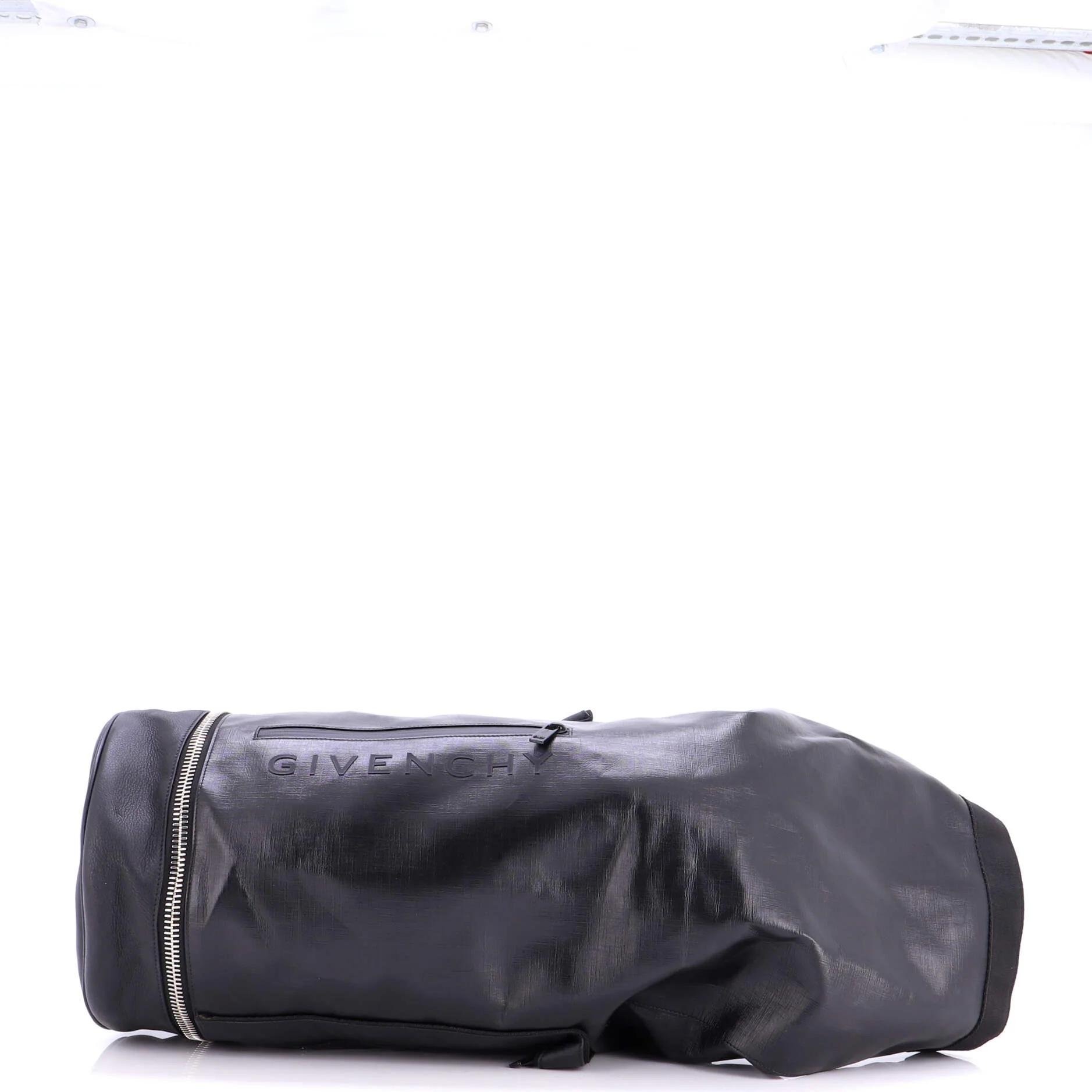 Leather backpack