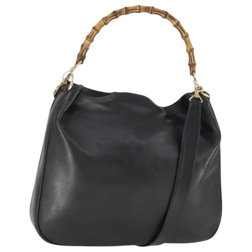 Bamboo leather handbag