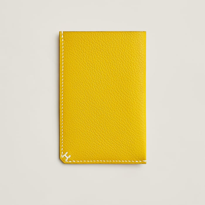 Jaune De Naples H Sellier Card Holder