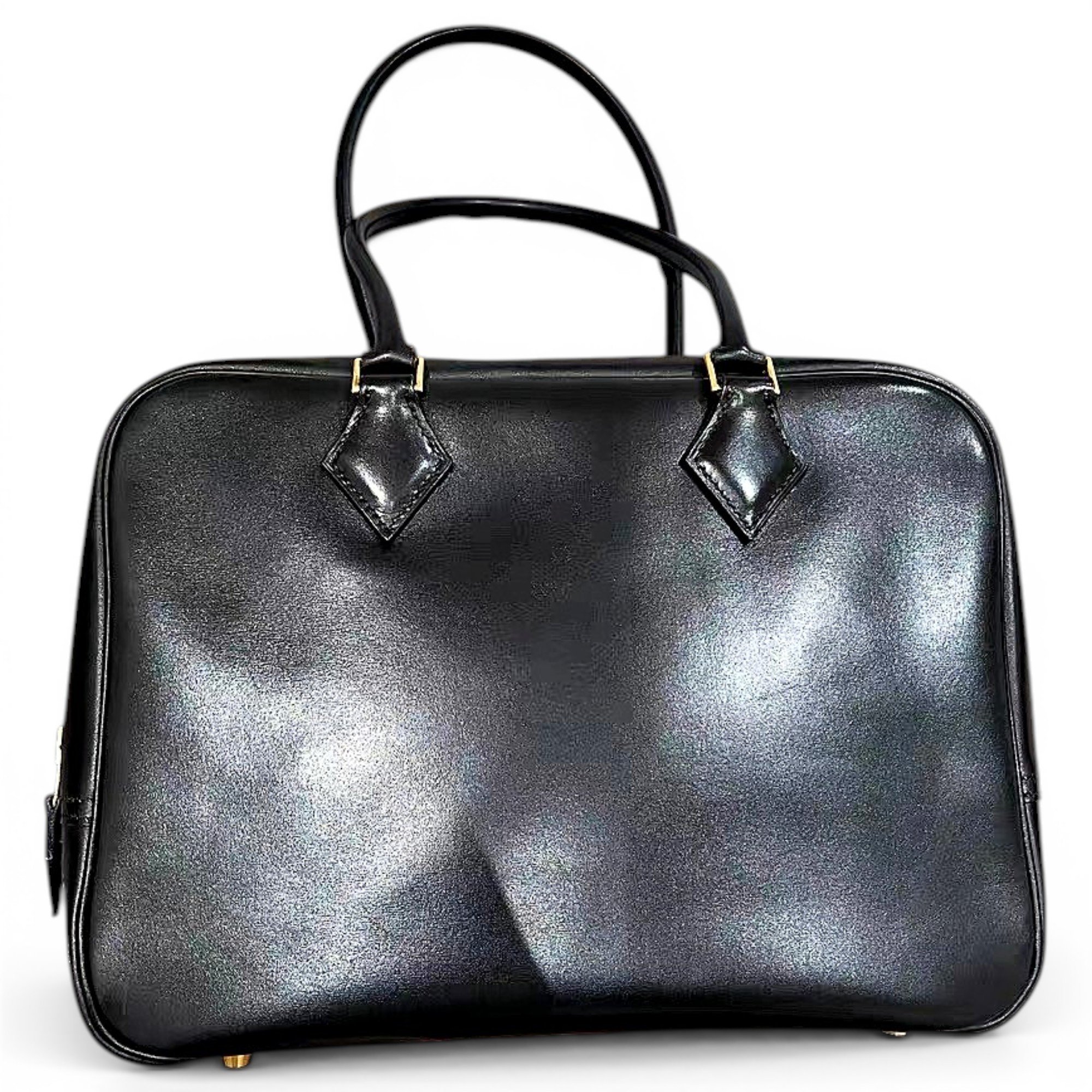 Plume leather handbag