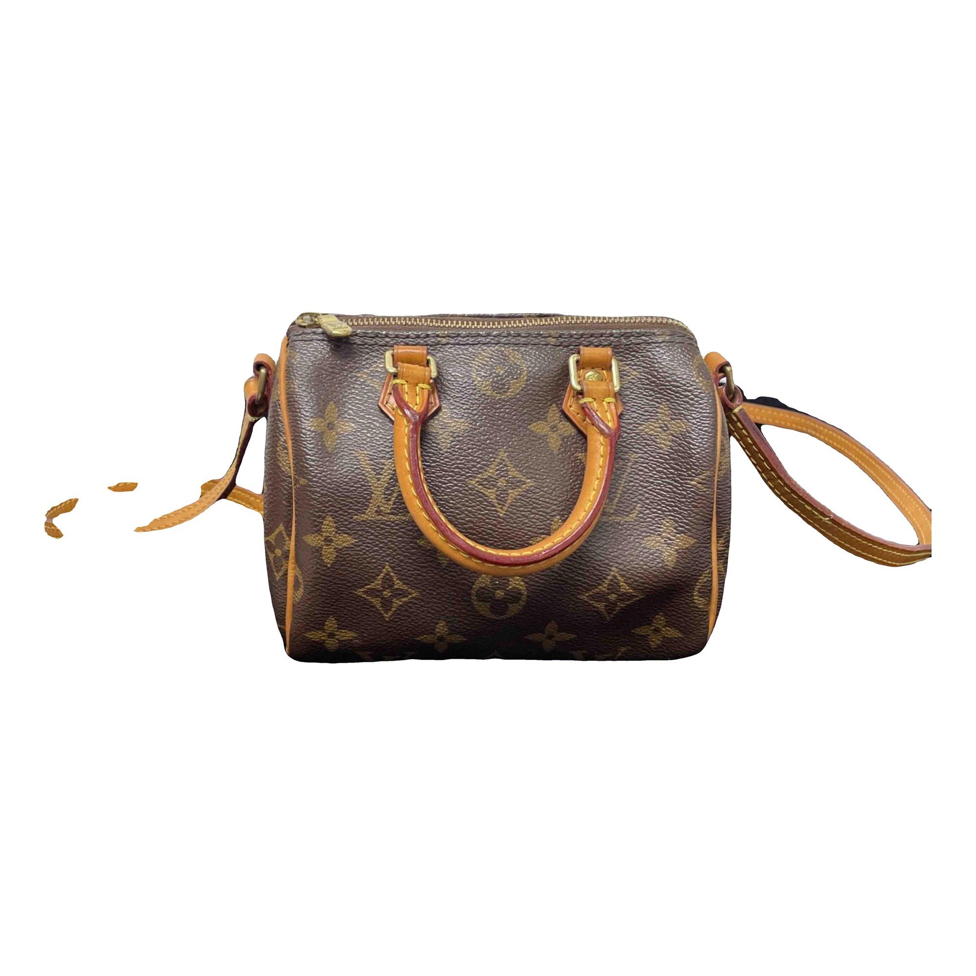 Louis Vuitton Nano Speedy / Mini HL leather handbag