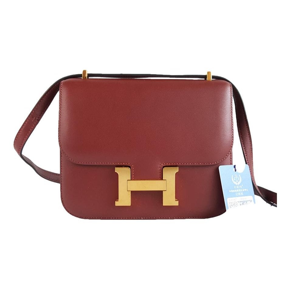 Constance leather crossbody bag