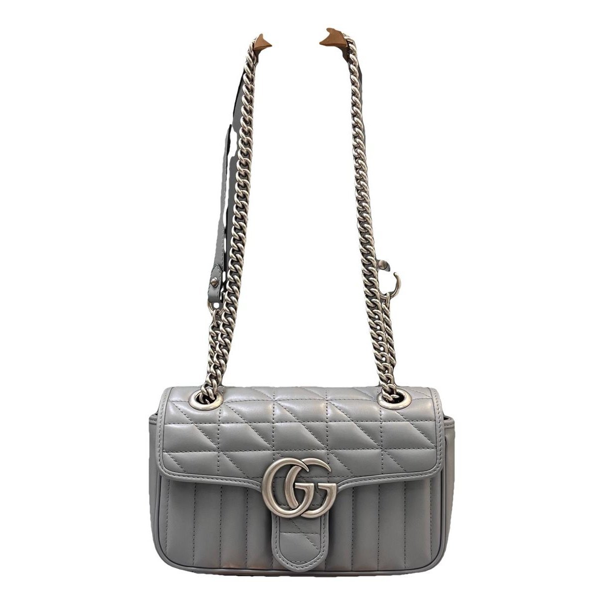 GG Marmont Flap pony-style calfskin handbag