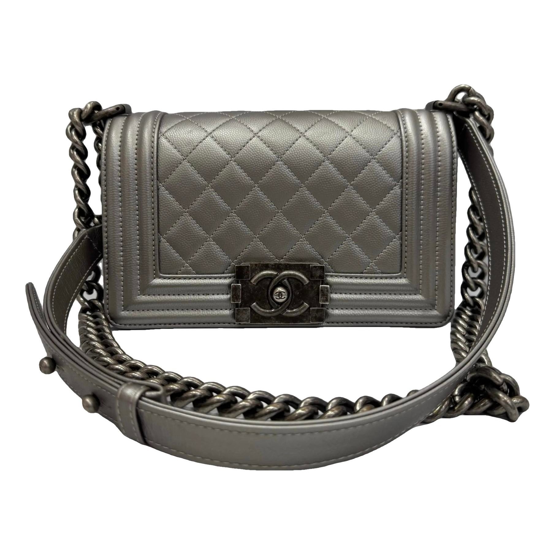 Boy leather crossbody bag