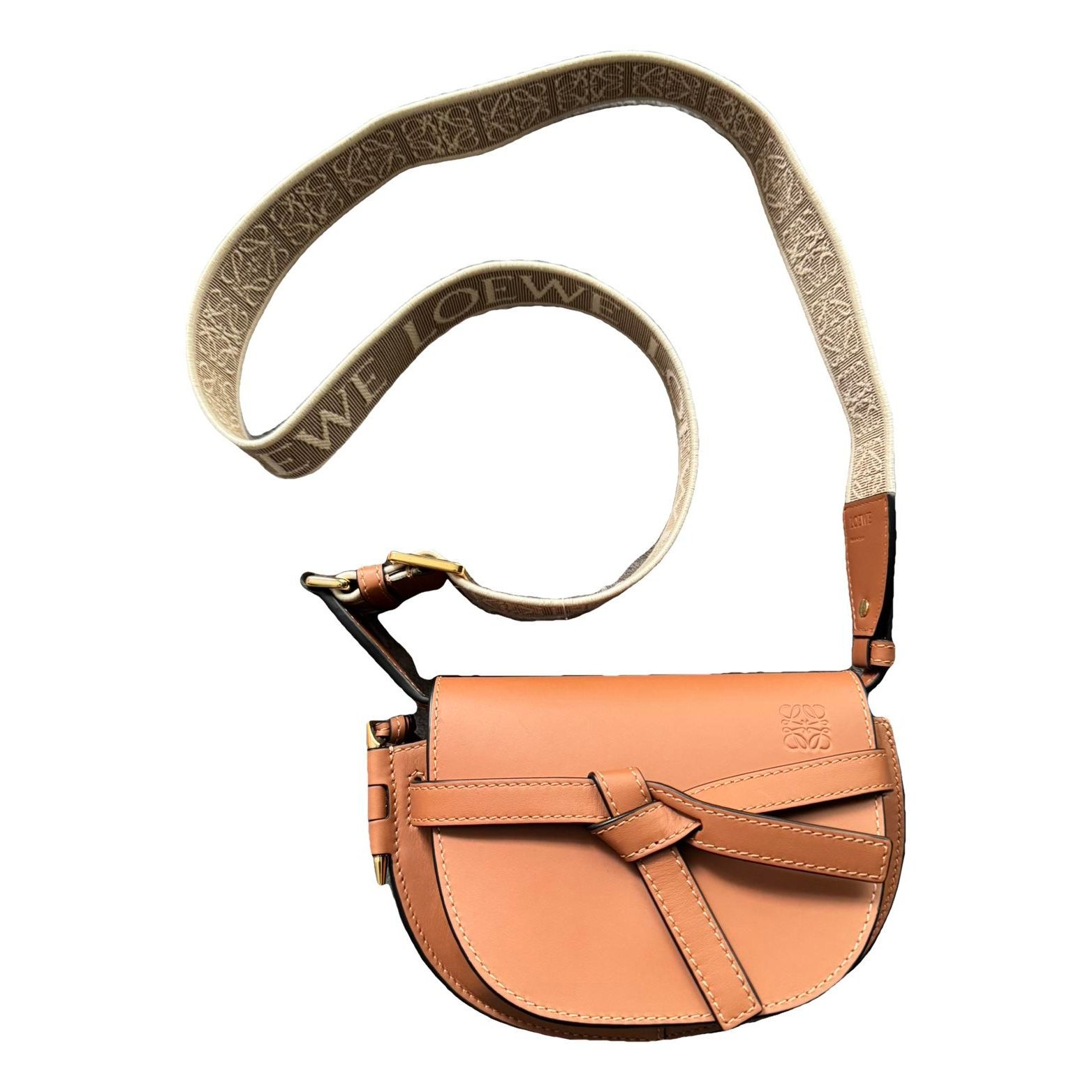 Gate leather crossbody bag