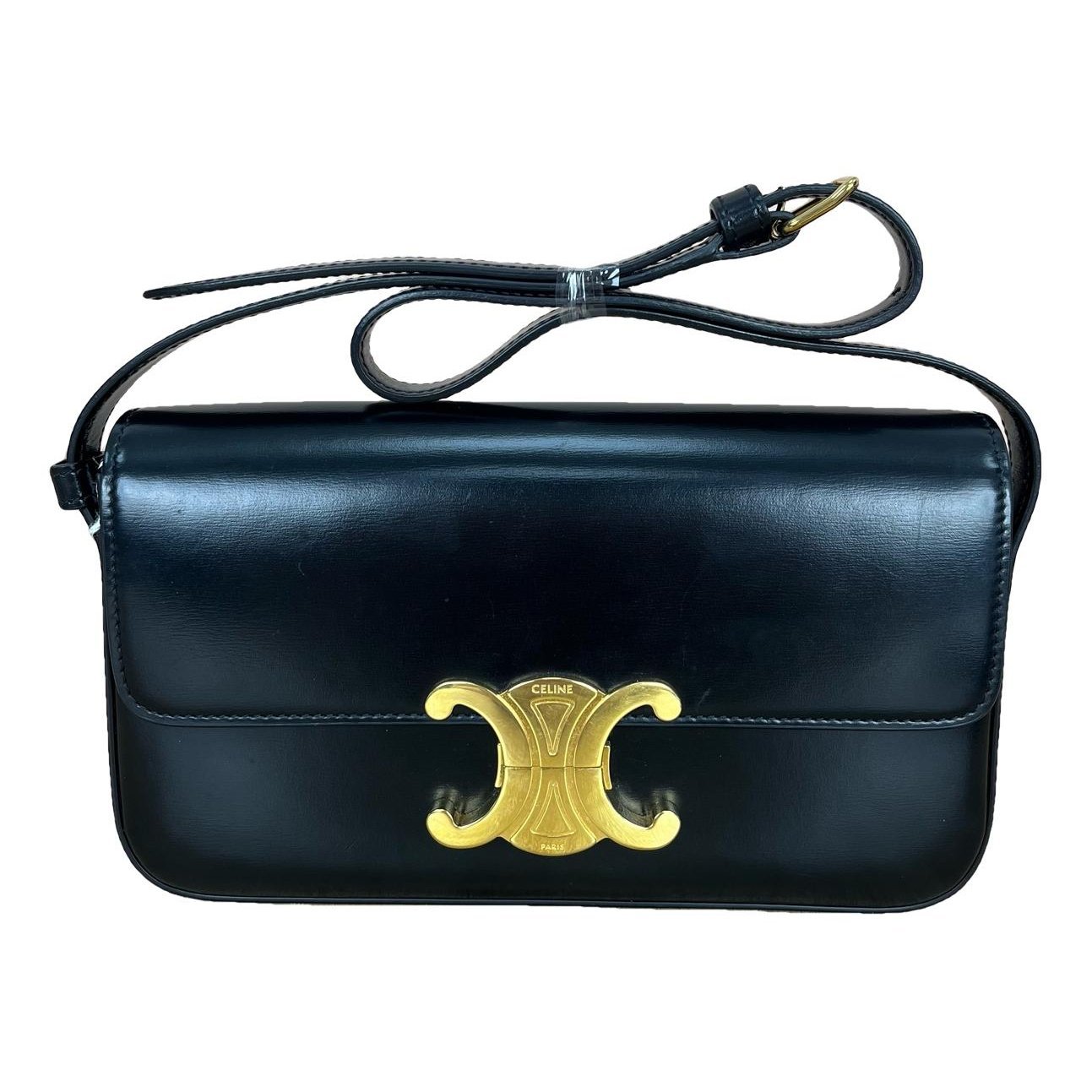 Triomphe Long leather handbag