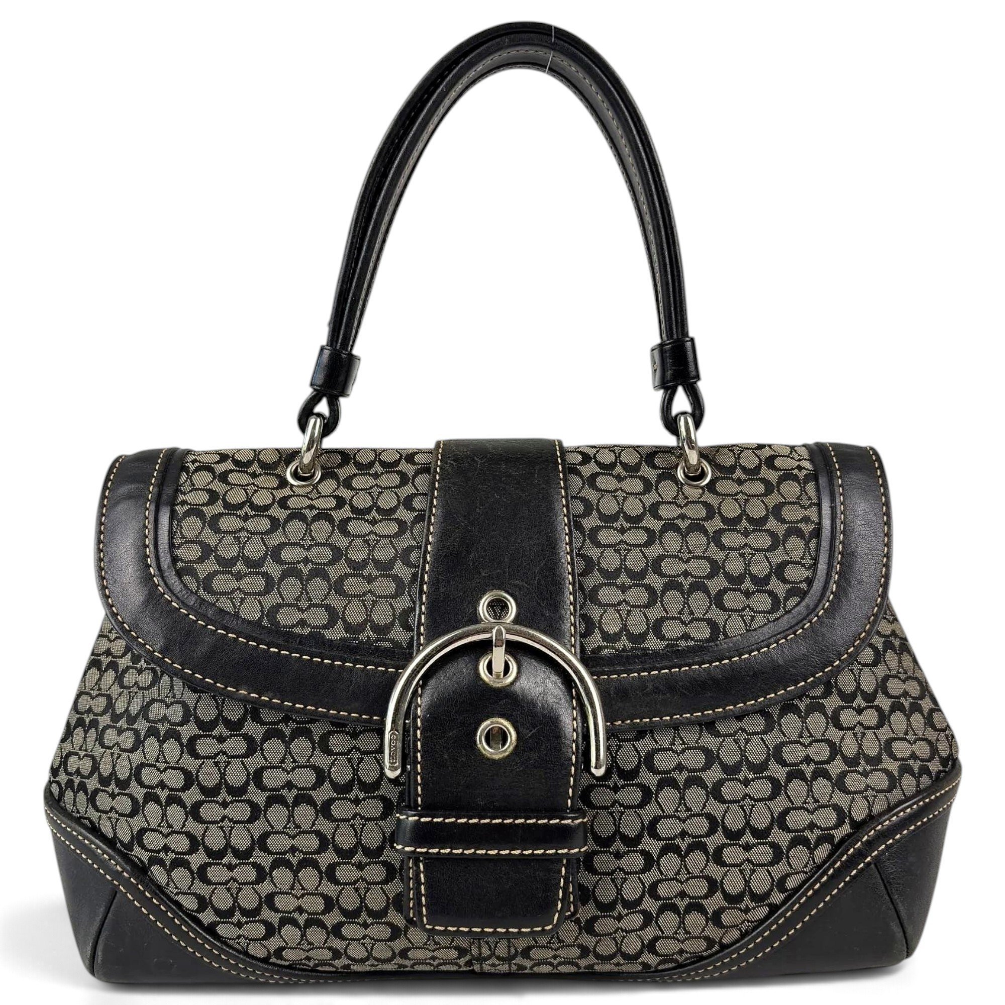 Signature Sufflette cloth satchel