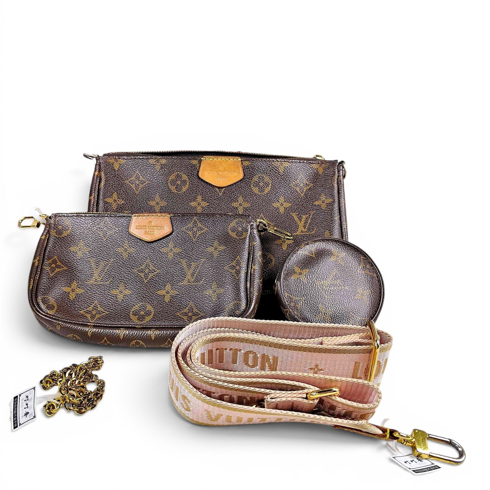 Multi Pochette Accessoires leather handbag