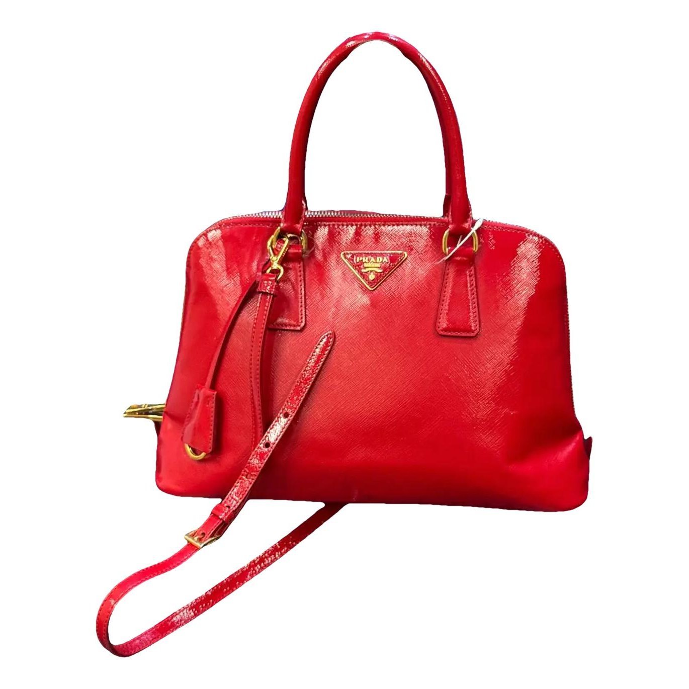 Promenade leather handbag