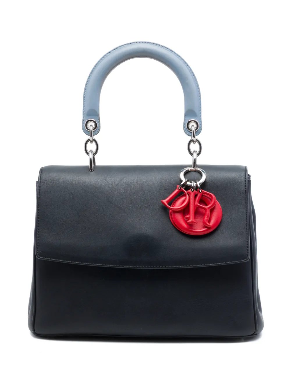2014 Small Tricolor Calfskin Be Dior Flap satchel