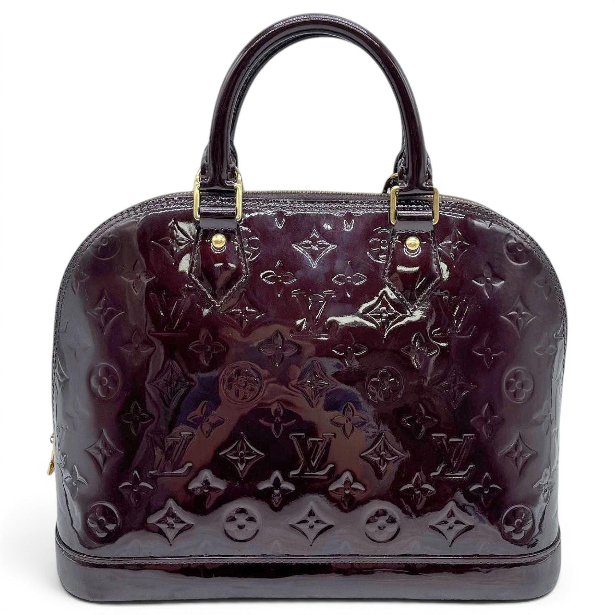 Alma BB patent leather handbag