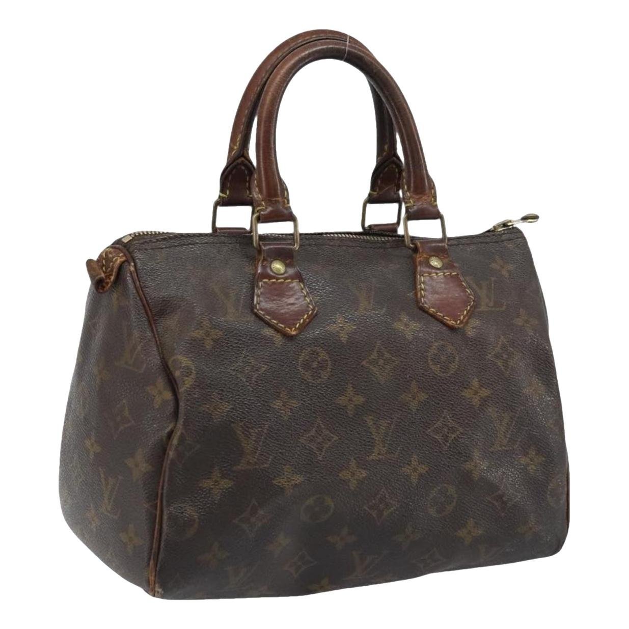Speedy leather handbag