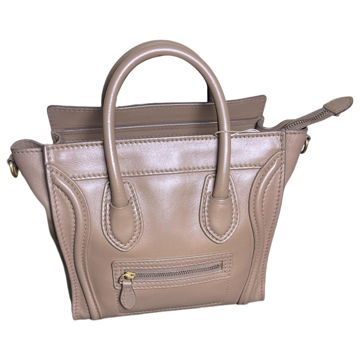Nano Luggage leather handbag