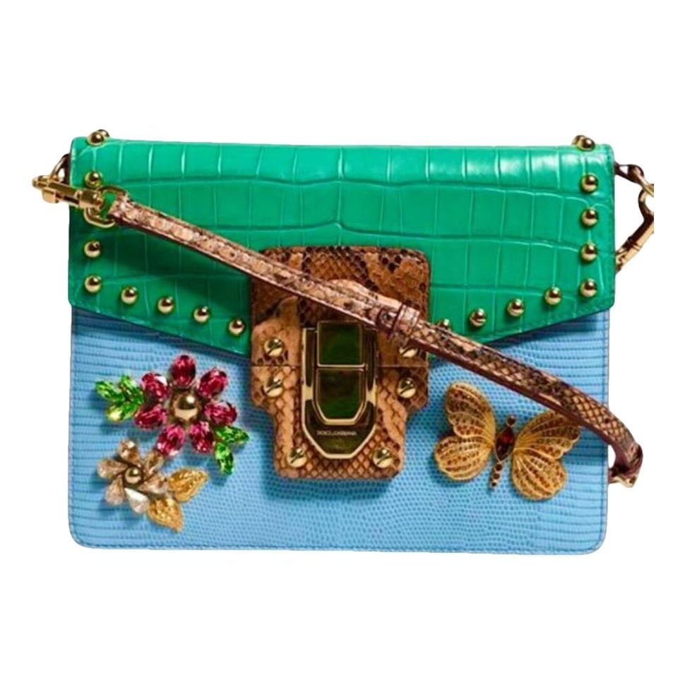 Lucia lizard handbag