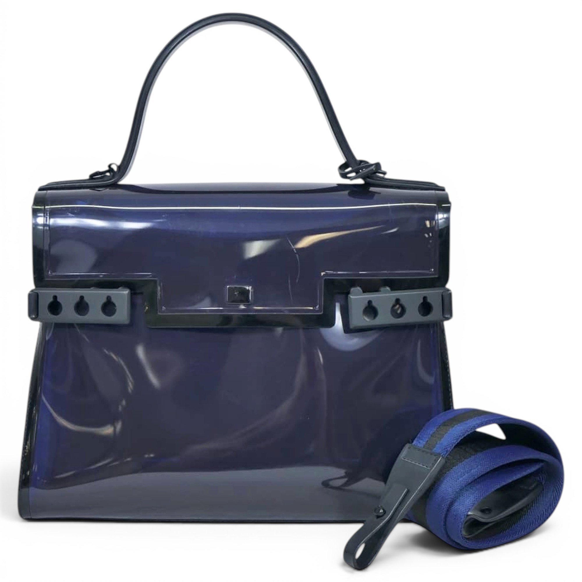 Tempête vinyl handbag