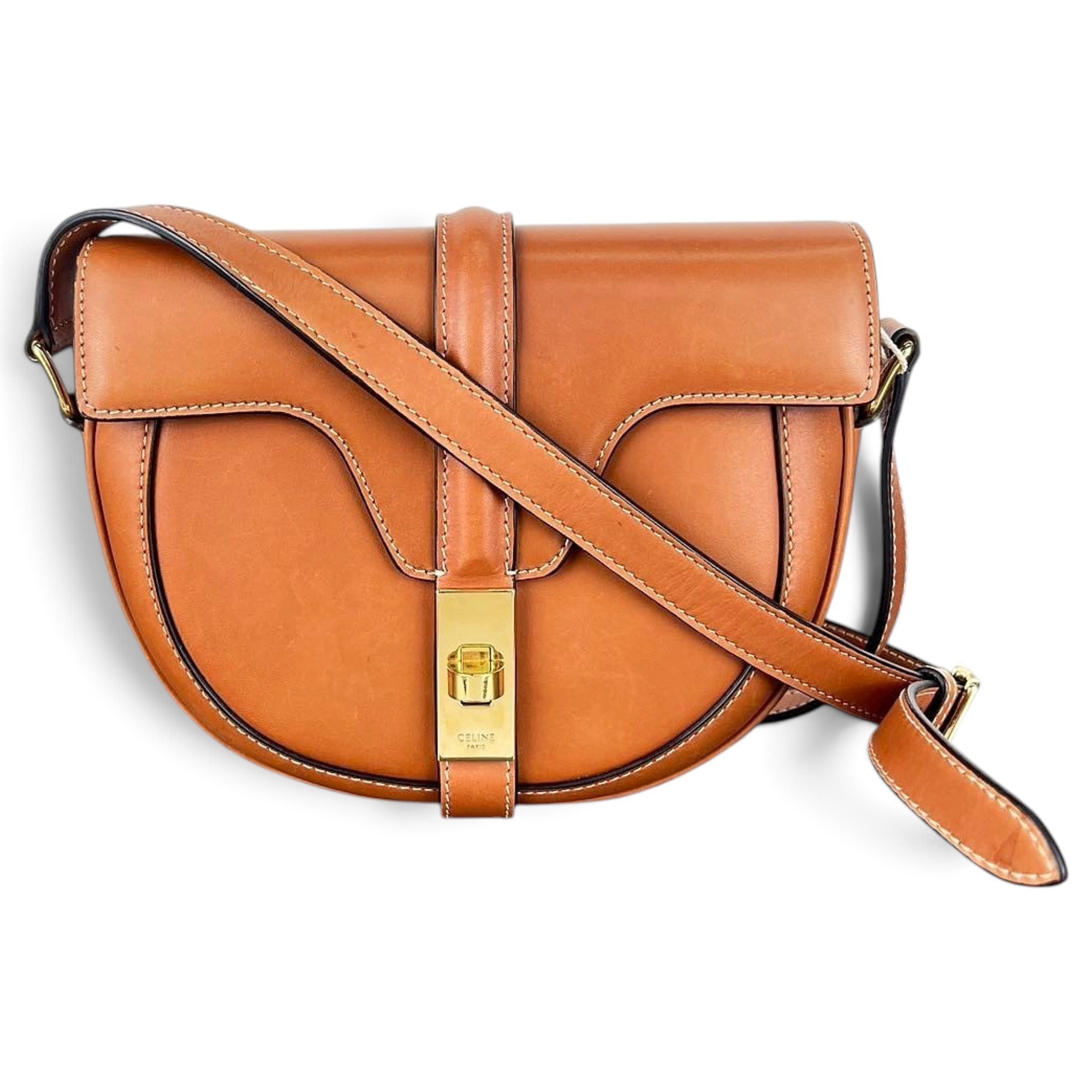 SAC 16 BESACE leather crossbody bag