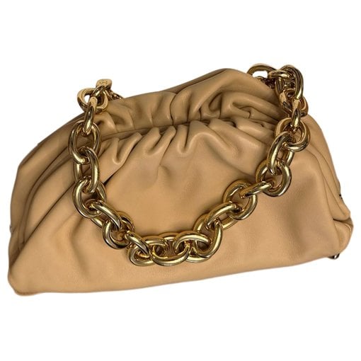Pouch leather handbag
